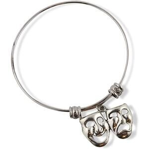 Drama Bracelet - Theatre Gifts Comedy Tragedy Mask Bangle
